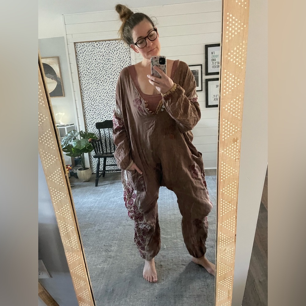 Beautiful, Reversible  OG Kantha Bae Romper